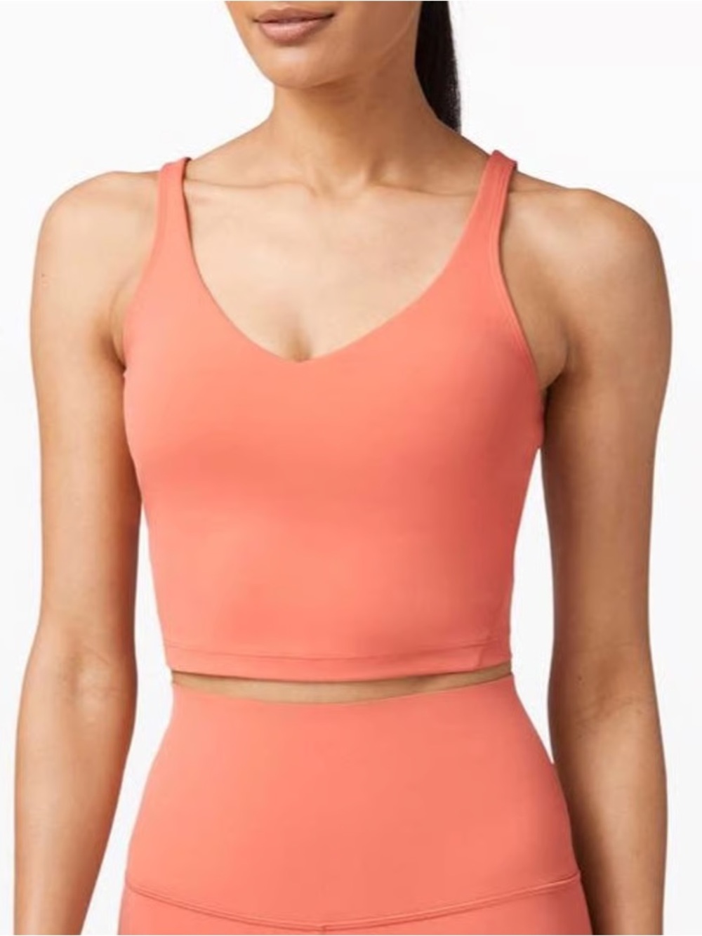 Lululemon align tank coral